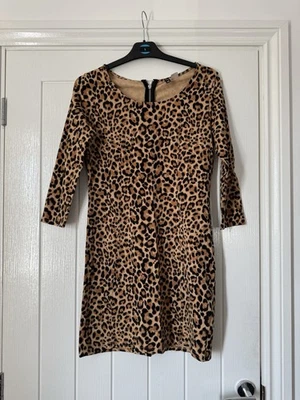 H&M Leopard Print Dress Size 16 - Image 1 of 4