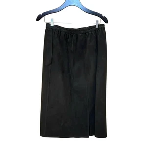 Nordstrom Signatures Brown Ultrasuede Skirt. 14 - Picture 1 of 6