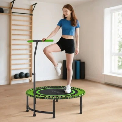 45" Rebounder Trampoline, Mini Fitness Trampoline Bungee Rebounder - Image 1 of 4