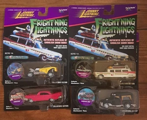 Johnny Lightning Frightning Lightnings Lot Of 4 Vampire Van Christine ECTO-1A JL - Picture 1 of 12