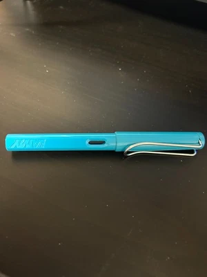 2011 SPECIAL EDITION LAMY SAFARI AQUAMARINE Fountain Pen Rare - Medium Nib - Image 1 of 4