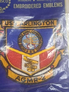 NEW SEALED GEMSCO PATCH USS ARLINLGTON AGMR-2 - Picture 1 of 10