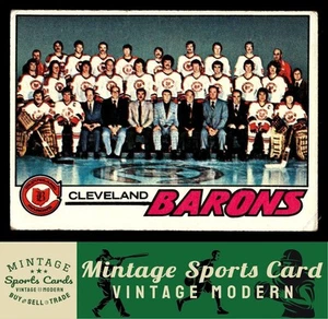 1977-78 Topps - Cleveland Barons - #75 Cleveland Barons Marked - Bild 1 von 2