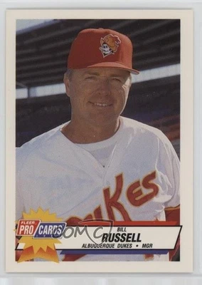 1993 Fleer ProCards AAA All-Star Game Bill Russell #AAA-15 - Image 1 of 2