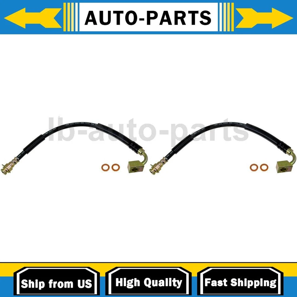 2x Manguera de freno delantera para Plymouth PB200 1978 3,7 L 1978 Plymouth PB200 6,6 L Foto 1 de 4