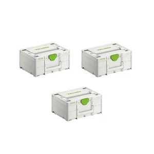 Festool 204842 Systainer SYS3 M187 Toolbox Pack of 3 - Picture 1 of 1