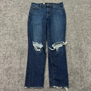 Kut from the Kloth Jeans Womens 6 Blue Reese Fab Ab Ankle Straight High Rise - Picture 1 of 7