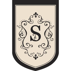 Flag,Applique,Gar,Monogram "S",16676 - Picture 1 of 1