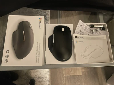 Microsoft 222-00001 Bluetooth Ergonomic Mouse Matte Black - Image 1 of 3