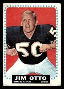 Jim Otto 1964 Topps 148 en muy buena condición Sp fútbol Oakland Raiders - Imagen 1 de 2
