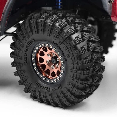 4 Stück RC Crawler Reifen 1:10 1,9 Zoll Felgen Robustes schwarzes DIY-Zubehör - Bild 1 von 4