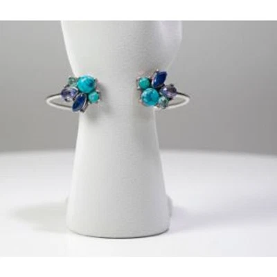 Pulsera brazalete mujer Banana Republic guirnaldas de piedras preciosas turca lapislázuli nueva con etiquetas 48 Foto 1 de 4