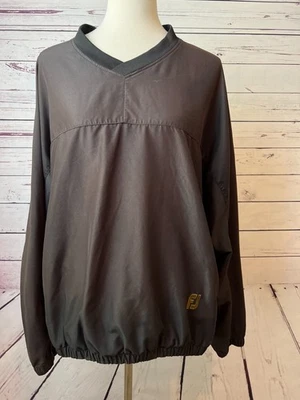 FootJoy Rompevientos Pullover Sudadera Mediana Para Hombre FJ Fútbol Chaqueta Marrón Foto 1 de 4