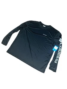 Camicia uomo Columbia Omni-shade manica lunga nera taglia 3x nuova con etichetta - Foto 1 di 4