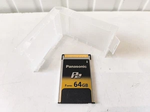 PANASONIC AJ-P2E064FG P2 MEMORY CARD F SERIES 64gb carte mémoire - warranty - Picture 1 of 2