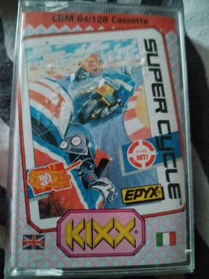 Supercycle - Kixx  Commodore C64/128 Tested & Working J - Image 1 of 4