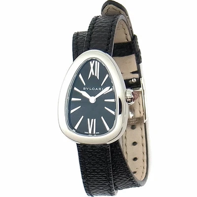 BVLGARI Serpenti SPS27BSL Black Case Size 20mm Ladies Used Watch #91030 - Image 1 of 3