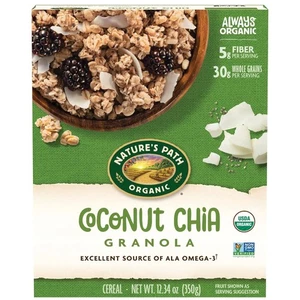 Nature's Path Organic Coconut Chia Granola, 12.34 oz (Pack of 1), Non-GMO - Picture 1 of 6