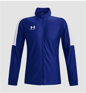 NEW MENS Under Armour UA Challenger Royal Blue & White Track Jacket L  XL M - Picture 1 of 1