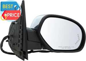 Right Mirror Passenger Side Compatible with 07-14 Chevrolet 07-13 GMC GM1321499 - Picture 1 of 12