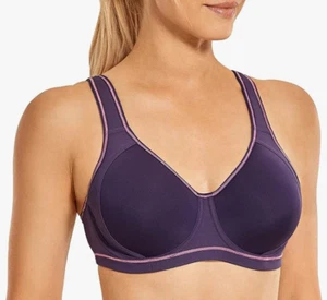 SYROKAN High Impact Sports Bras Women Support Underwire Cross Back size 34 H - Picture 1 of 8