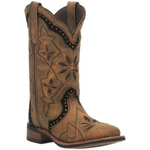 5844 Laredo Bota vaquera occidental de cuero para mujer NUEVO - Imagen 1 de 1