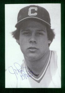 #0315, 4" x 6" Photo Card, Signed-Autographed, John Bohnet, Cleveland Indians