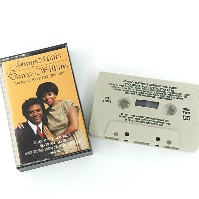 Johnny Mathis Deniece Williams: Too Much, Too Little, Too Late Cassette Tape - Image 1 of 2
