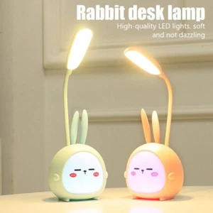 Cute Cartoon LED Desk Lamp USB Recharge Colorful Night LightFor Student Studbedr - Picture 1 of 6