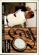 2003 Bowman Heritage Diamond Cuts Relics Braves Baseball Card #AJ Andruw Jones