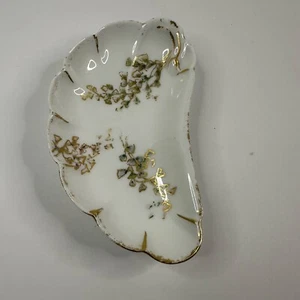 Vintage Haviland & Co Limoges Frankreich handbemalte Knochenschale, Schmuckschale - Bild 1 von 7