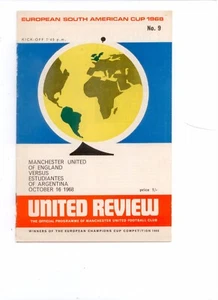 1968 EUROPEAN SOUTH AMERICAN CUP - MANCHESTER UNITED v ESTUDIANTES - Picture 1 of 1