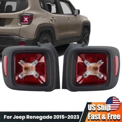 Tail light For 2015-2023 Jeep Renegade Rear tail lamp Driver&Passenger Side - Image 1 of 4