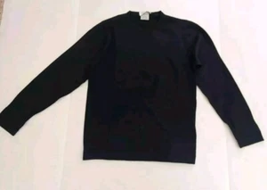 Bloomingdale's Sutton Studio, leichter Pullover Merinowolle dunkelblau Größe S - Bild 1 von 7