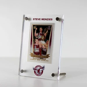 Sea Eagles Steve Menzies Trading Card Display Stand *Trading Card Not Included - Picture 1 of 7