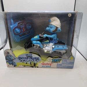 THE SMURFS GUTSY ATV RIDER  R/C REMOTE CONTROL 4 WHEELING - Picture 1 of 9