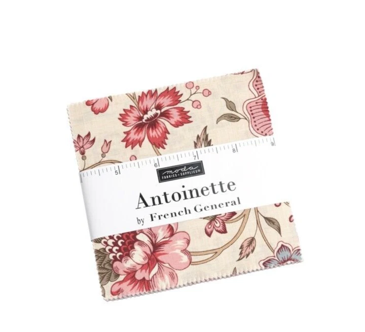 ANTOINETTE 3 Charm Packs Moda Fabric Collage Quilting French General sew 13950PP - Image 1 of 4