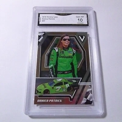 DANICA PATRICK 2019 VICTORY LANE RACING # 47 GRADED 10 L@@@K - Image 1 of 2