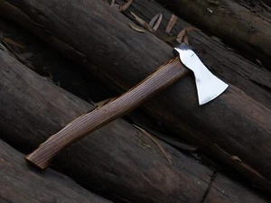 High Polish Tomahawk Viking axe carbon steel Blade Camping Axe W/L/Sheath - Picture 1 of 20