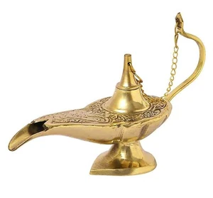 Handgefertigter Metall Messing Aladdin Chirag Wohndeko golden - Bild 1 von 6