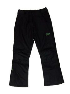 Pantalones de esquí aislados para jóvenes Drift negros/verdes - Imagen 1 de 1
