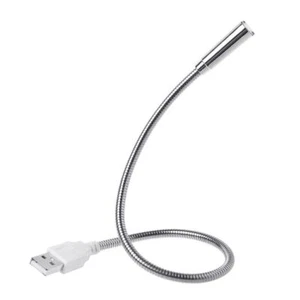 USB Flexible Light Keyboard Lamp Rechargeable Adjustable Hose Night Illumination - Photo 1/9