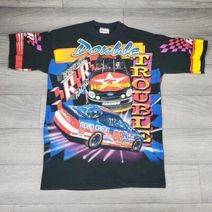 VTG 1998 Sz L Kenny Irwin/Dale Jarrett Robert Yates Racing All Over Print Shirt - Picture 1 of 11
