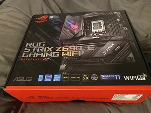 ASUS ROG Strix Z690-E Gaming WiFi 6E LGA 1700 Intel 12th Gen Gaming Motherboard - Picture 1 of 3