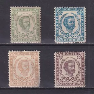MONTENEGRO 1879, Mi# 2-7, part set, Prince Nikola I, MH - Foto 1 di 2