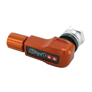 Tappo valvola Stage6 Arancio CNC 90 gradi - Picture 1 of 2