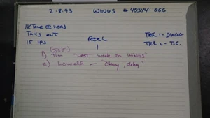 Wings 1990 TV Show  Reel Master 2 track Dialog Tim Daly Thomas Haden Church - Picture 1 of 3