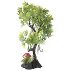 Aquarium Bonsai Baum Kunststoff Pflanze Beta Goldfisch Dekoration Terrarium