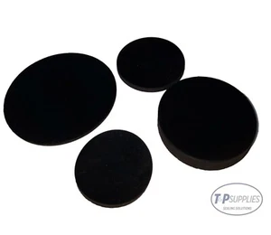 Solid Neoprene Rubber Disc Discs isolation insulation x4 - 3mm thick pick size - Picture 1 of 1