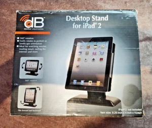NEW dB Desktop Stand For iPad and iPad 2 - 360 Rotation - Brand New in Box - Picture 1 of 4
